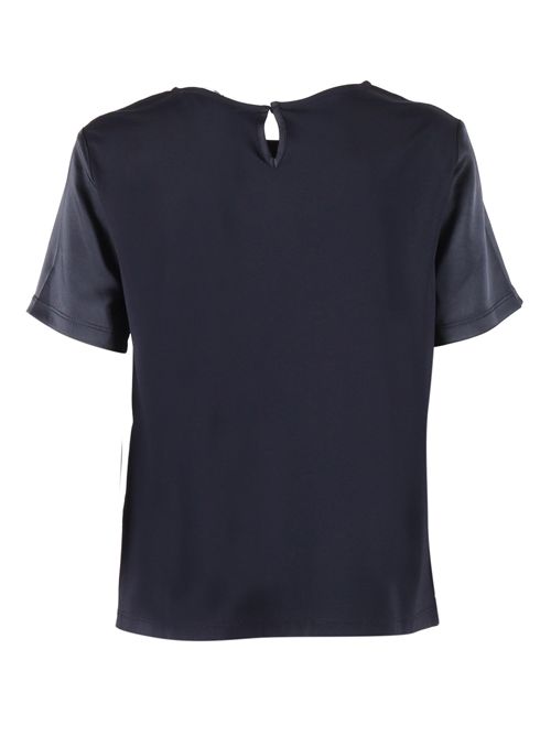T-shirt WKDZONA in raso e jersey Blu WEEKEND MAX MARA | 2615941011600005